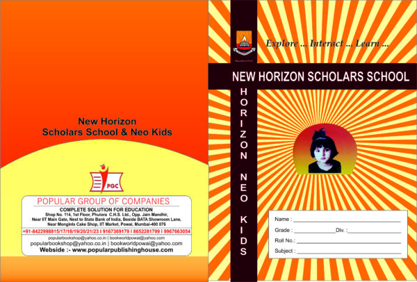 NHSS-Single Line Sketch A5 Size Note Books 100 Pages