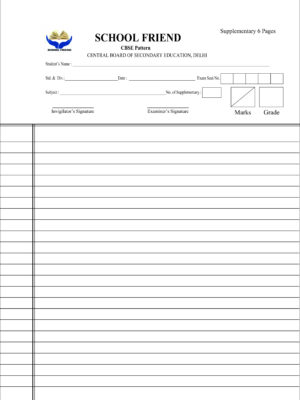 Supplementary Sheet 6 Pages